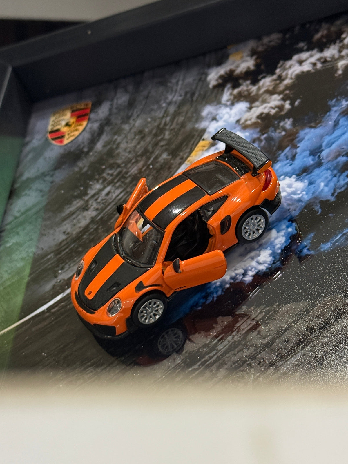 Porsche 911 gt2 Rs 3D Frame (Orange)