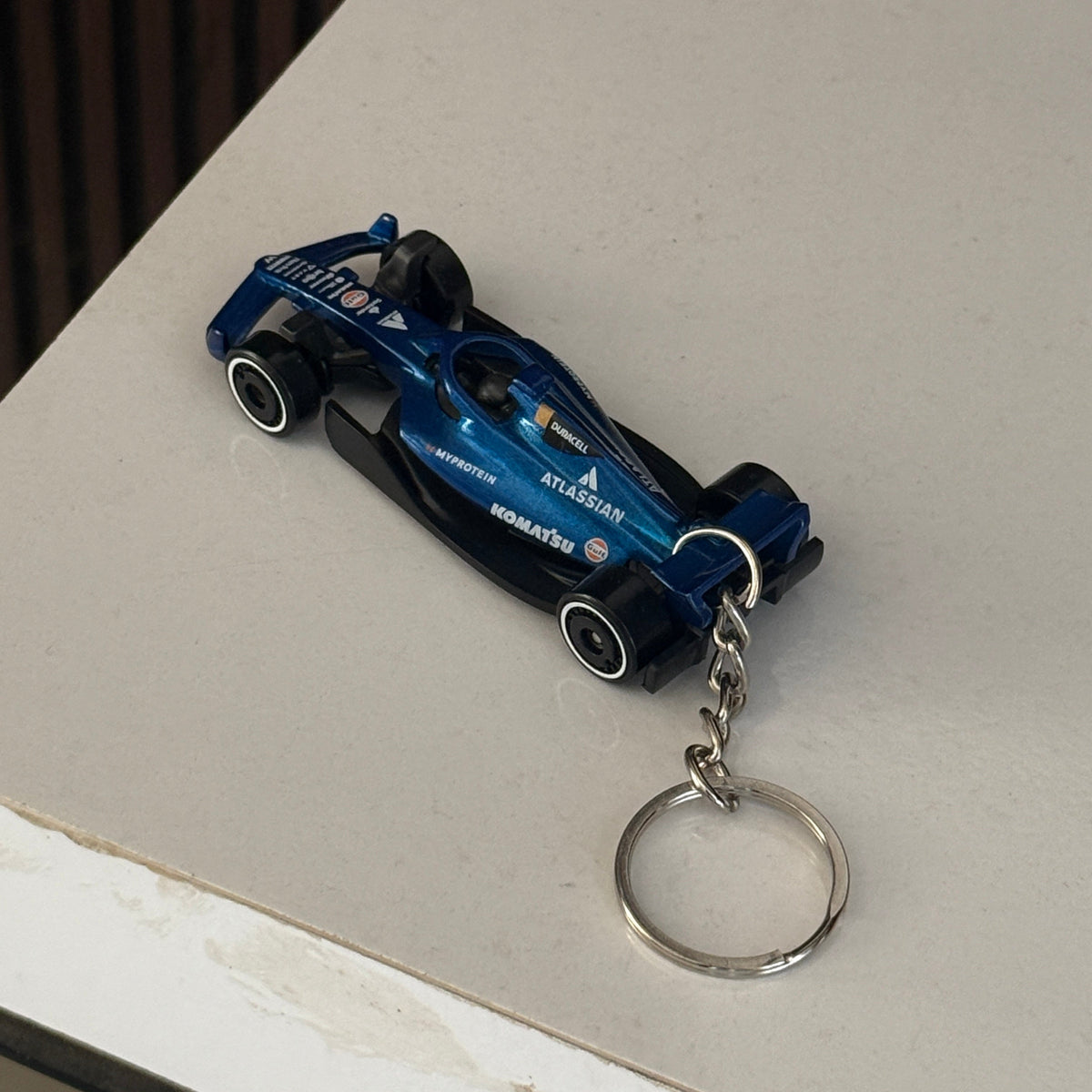 Williams Racing F1 Hotwheels Keychain