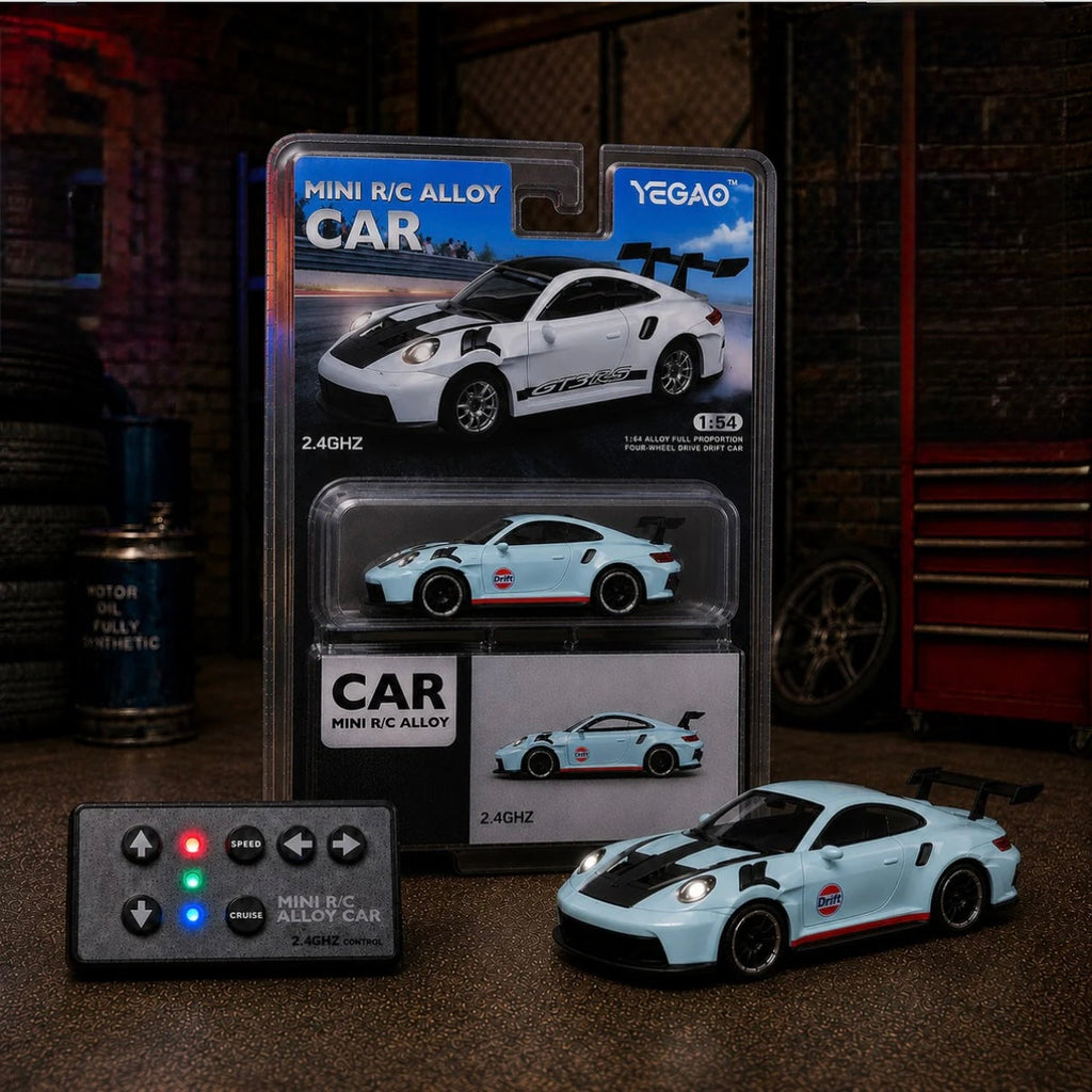 Porsche 911 Gt3 Rs Rc Alloy Drift Car 1:64 scale