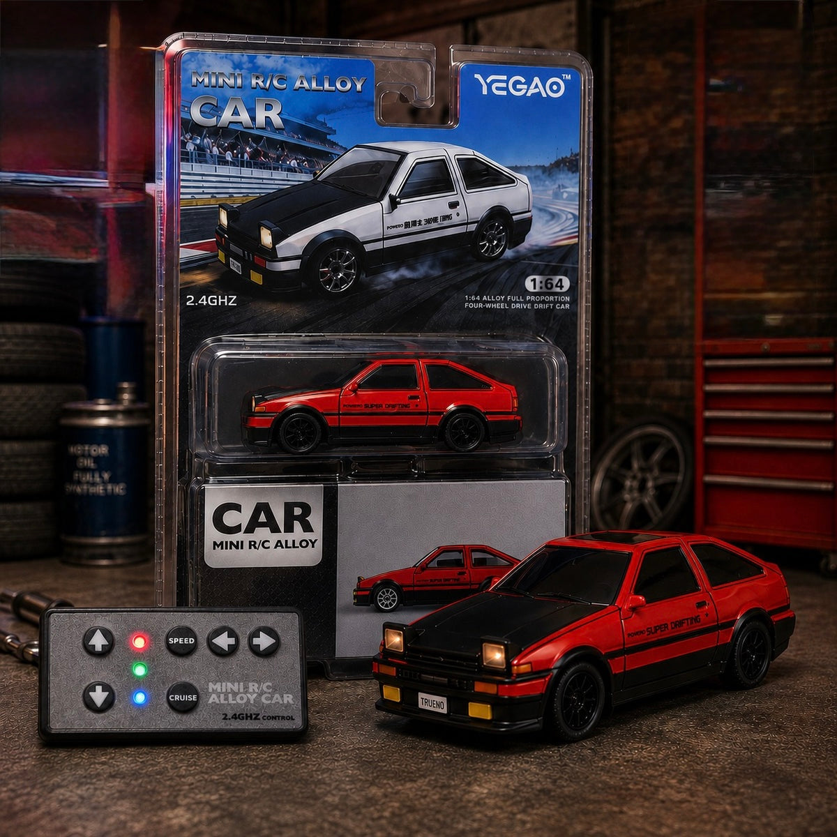 Toyota AE86 RC Drift Car 1:64 Scale